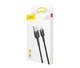 Кабель Baseus Cafule Cable USB for Micro 1.5A 2.0 м Grey/Black (CAMKLF-CG1) - зображення 3