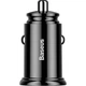 Автомобільний зарядний пристрій Baseus Circular Plastic А + А 30 W Black (CCALL-YD01) - зображення 1