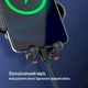 Автотримач для телефону ColorWay Metallic Gravity Sensor Holder Black - изображение 9