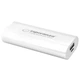 Батарея універсальна ESPERANZA EMP105W 4400 mAh White портативний зовнішній акумулятор - зображення 1