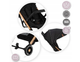 Коляска прогулочная Momi Summer Baby Dynamic Estelle летняя одинарные прорезиненные колеса Черный с коричневым (Momi) - изображение 8