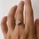 Кольцо позолота Xuping Кольцо на палец Листок Золотистый 18 р R16086 - изображение 3