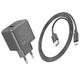 Мережевий зарядний пристрій Hoco Type-C cable Ocean single port charger CS11A 1USB 2.1A/10.5W Чорний - зображення 3