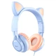 Навушники HOCO W36 Cat ear Синій - изображение 1