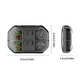 Таблетниця на 6 комірок 6-Cell Eco Pill Box Grey, органайзер для таблеток, чохол для зберігання таблеток, контейнер для ліків Chansin (73101108) - зображення 5