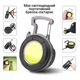 Ліхтарик-брелок акумуляторний LED COB Circle c карабіном і магнітом 500 mAh, Chansin (73101250) - зображення 1