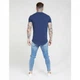 Футболка SikSilk Core Logo T-shirt Navy, XS (42) (11864099) - изображение 3