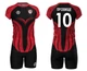 Форма волейбольна жіноча RIGO GRIFFIN Black-Red 3XL - зображення 2