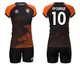 Форма волейбольна жіноча RIGO ELFA Black-Orange 4XL - зображення 2