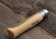 Ніж розкладний 85мм, бук Opinel Inox Natural blister 08 000405 - изображение 5