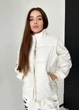 Женский теплый жилет из эко кожи KML 0027 XL (50-52) Белый ( 0027/2 C ) - изображение 5