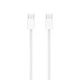 Кабель для Apple IPhone 15/Macbook Foxconn Type-C/Type-C 60w 1 м Білий - зображення 2