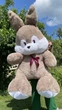 М'яка іграшка BigMishki плюшевий зайка 200 см Капучіно - зображення 1