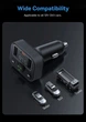 Автомобильный FM-трансмиттер Baseus S-09 Lite Bluetooth 5.3 Type-C + 2 USB 18 Вт ресивер, модулятор black (6932172643447) - изображение 6
