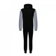 Спортивный костюм Donnay Fleece Zip Sn99 Black, XL (50) (11851126) - изображение 1