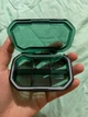 Таблетница на 6 ячеек 6-Cell Eco Pill Box Green, органайзер для таблеток, чехол для хранения таблеток, контейнер для лекарств Chansin (73101228) - изображение 5