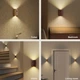 LED-бра (нічник) GOOD на магнітному тримачі з акумулятором та датчиком руху (темний горіх) - зображення 2