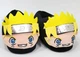Комнатные тапочки кигуруми Kigurumi Наруто мягкие плюшевые тапки 37-42 Черно-желтые - изображение 1