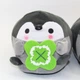 Комнатные тапочки кигуруми Kigurumi Пингвины мягкие плюшевые тапки 37-42 Темно-серые - изображение 3