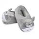Комнатные тапочки кигуруми Kigurumi Кот мягкие плюшевые тапки 35-41 Серые - изображение 3