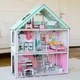 Кукольный домик NestWood Фантазия дом для кукол Барби, мебль 7 ед, мятный (kdb004m) - изображение 5