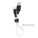 USB Кабель Hoco X21 Plus 0.25 USB-Type-C 0.25М 30pc Черно-белый Силикон - изображение 2