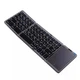 Бездротова клавіатура ENG,RU,UKR складна з тачпадом B089T Bluetooth Foldable Keyboard dark gray - зображення 1