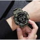 Часы Skmei Kamo Green Camouflage Будильник Дата День тижня Місяць Другий часовий пояс Підсвічування Секундомір Таймер Тактичний годинник - изображение 5