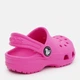 Chodaki dziecięce dla dziewczynki Crocs Classic Clog T 206990-6UB-C9 25-26 Różowe (196265216109) - obraz 4