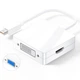 Адаптер / розгалужувач з mini Display Port на HDMI/VGA/DVI порти Addap MDPA-01Mix | перехідник 3в1 для передачі відеосигналу, FullHD 1080P - зображення 2