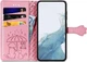 Чехол Embossed Cat and Dog для Xiaomi Redmi Note 12 книжка кожа PU с визитницей розовый - изображение 3