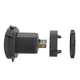 Врезная USB зарядка с крышкой QC 3.0+PD Type-C 20W Влагозащита Ip67 - изображение 6