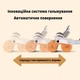 Роликовый тренажер для живота автоматический шестислойные колесики с подушечкой для пуш-апа White/Orange - изображение 5