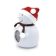 Ночник проектор снеговик светодиодный от USB White/Red - изображение 2