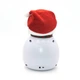 Ночник проектор снеговик светодиодный от USB White/Red - изображение 3