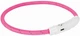 Нашийник Trixie 12707 світиться з USB M-L 45 см 7 мм Рожевий (4053032127074) - изображение 1