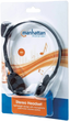 Słuchawki Manhattan Stereo Headset Czarny (0766623164429) - obraz 4