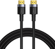 Kabel Baseus Cafule 4K HDMI Male - HDMI Male 3 m (CADKLF-G01) - obraz 1