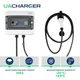 Стаціонарна зарядна станція UACHARGER WALL WiFi для європейських електромобілів Type2, 9,2 кВт, 6A-40А, 230В - зображення 13
