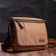 Мужская тканевая сумка через плечо для ноутбука 13" Vintage 22201 - изображение 4
