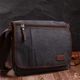 Мужская тканевая сумка через плечо для ноутбука 13" Vintage 22200 - изображение 2