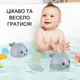 Детская игрушка для купаний в ванной комнате Кит с фонтаном и подсветкой светится и мигает - изображение 7
