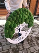 Дерево панно с кочковым мхом 100 см, стабилизированный мох, MiNature Moss - изображение 1