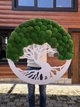 Дерево панно с кочковым мхом 100 см, стабилизированный мох, MiNature Moss - изображение 3