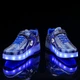 Роликовые кроссовки для мальчиков с LED подсветкой синие на 2-х колёсах (LR 1285) 31(19,5см) - изображение 9