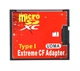 Адаптер переходник с microSD / SDXC на Compact Flash CF Type I - изображение 2