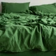 Комплект постільної білизни La Modno Stonewashed Grass Green 160x220x2 (200319) - изображение 8