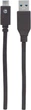Кабель Manhattan USB 3.1 Type-C - USB 3.0 Type-A 1 м Black (766623353373) - зображення 3