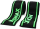 Бинты на колени MadMax MFA-299 Non slide & slip knee wraps 2.0 м Black/Green - изображение 4