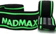 Бинты на колени MadMax MFA-299 Non slide & slip knee wraps 2.0 м Black/Green - изображение 6